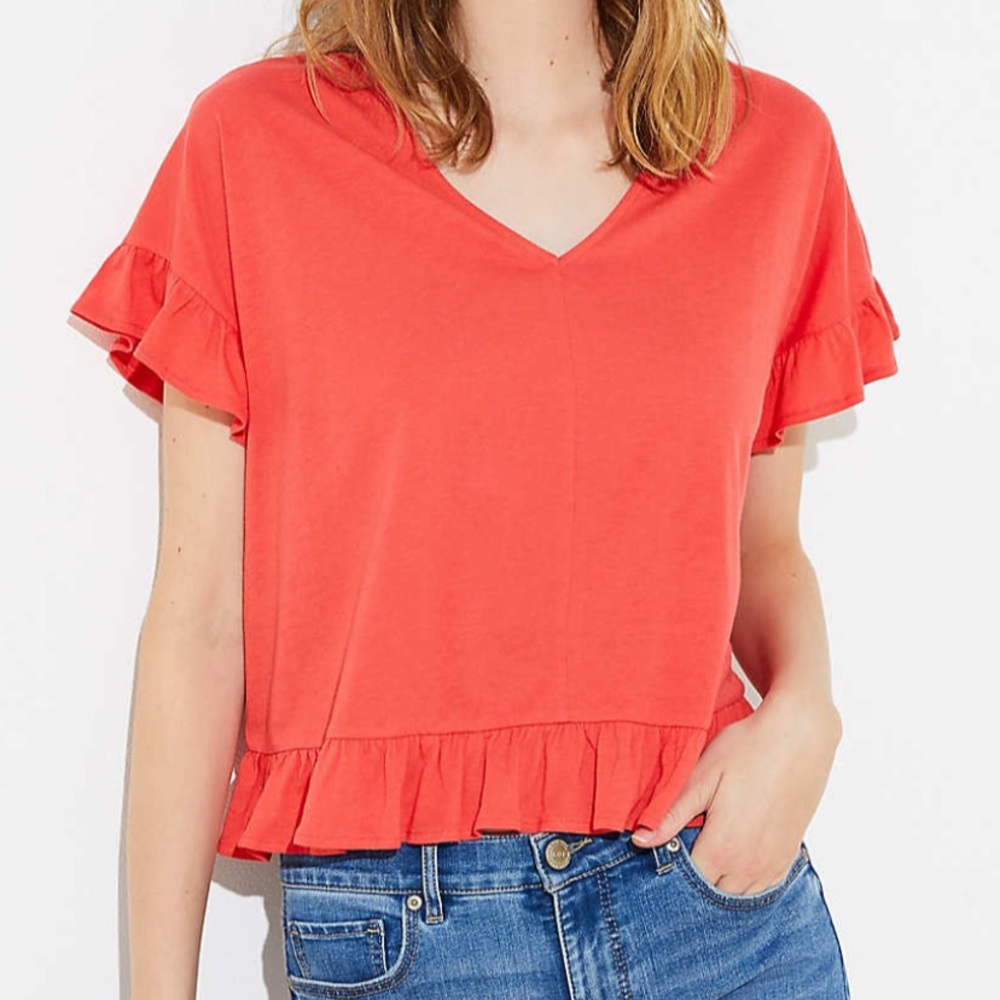 NWT LOFT Flutter Tee